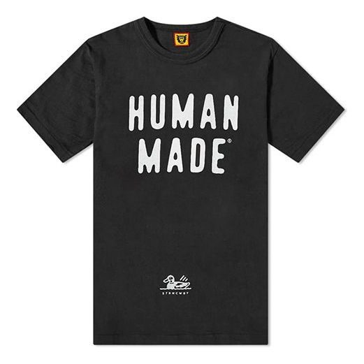 HUMAN MADE Small Printing Short Sleeve Black HM19TE009-BLK