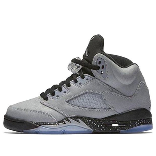 (GS) Air Jordan 5 Retro 'Wolf Grey' 440892-008 Big Kids Basketball Shoes  -  KICKS CREW