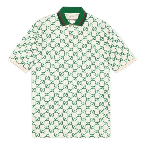 Men's SS21 GG Green Shirt 598956-XJB0U-9063 - KICKS CREW