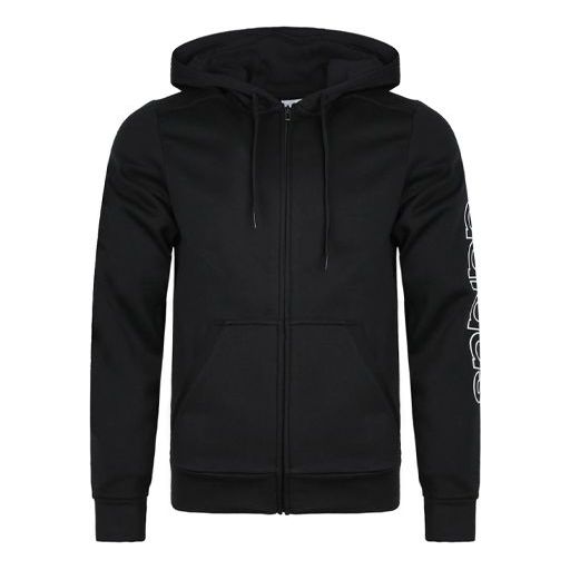 adidas originals Sports Stylish hooded Knit Jacket Black DU0364-KICKS CREW