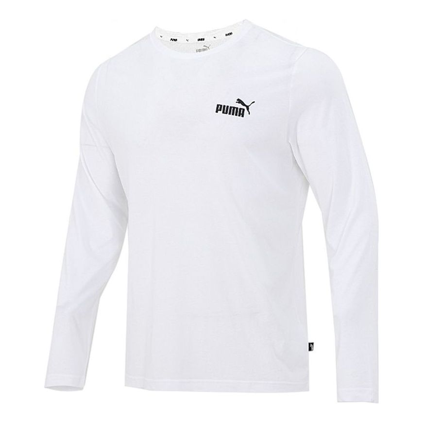 KICKS Print CREW Long Training - Breathable Sports PUMA Round Sh sleeve Logo T Neck