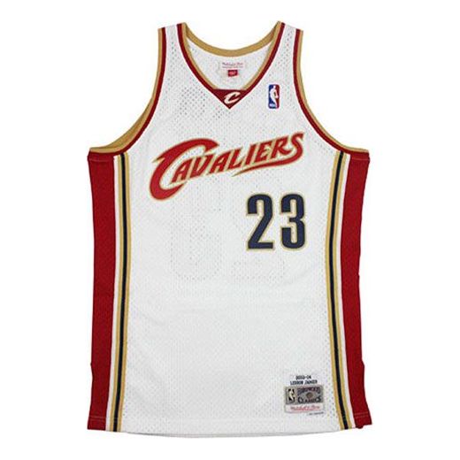 LeBron James Cleveland Cavaliers Mitchell & Ness Swingman Jersey - White, Size: XL
