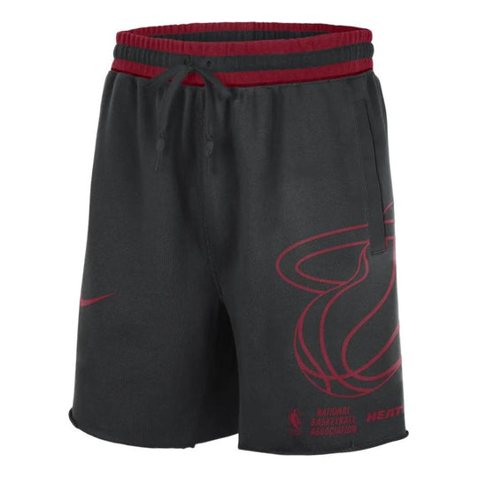 Nike NBA Miami Heat Courtside Fleece Shorts DN9160-010