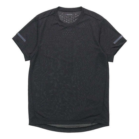 Men's adidas Running Sports Short Sleeve Black T-Shirt EI6390