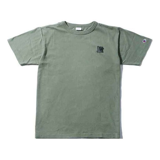 UNDEFEATED x Champion Crossover Cuff Embroidered Short Sleeve Unisex Olive Green C8-P369-OL