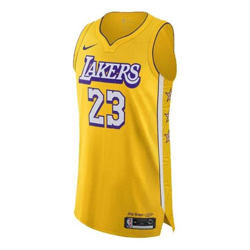 LeBron James Los Angeles Lakers Nike City Edition Swingman Jersey  Men's 2020 NBA