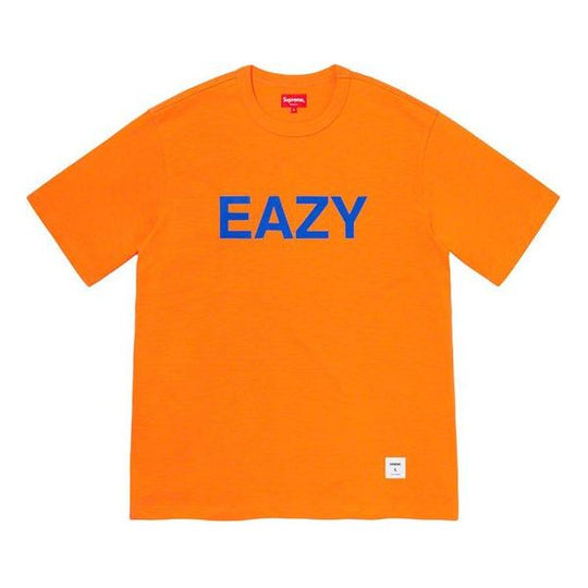 Supreme SS20 Week 1 Eazy S/S Top Alphabet Short Sleeve T-shirt Orange SUP-SS20-221 T-shirts - KICKSCREW