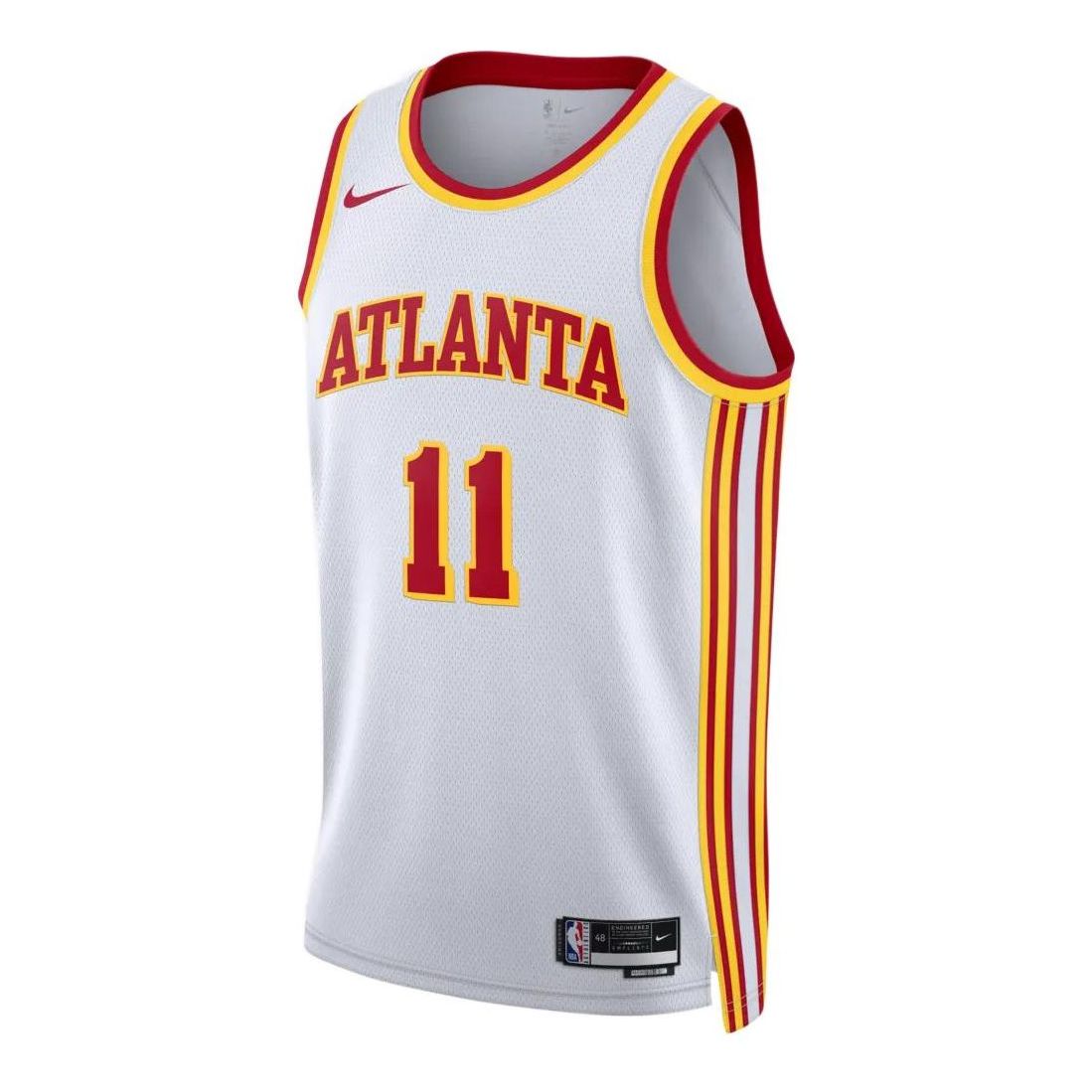 Throwback Atlanta Hawks Jeremy Lin NIKE Dri-Fit Basketball Jersey
