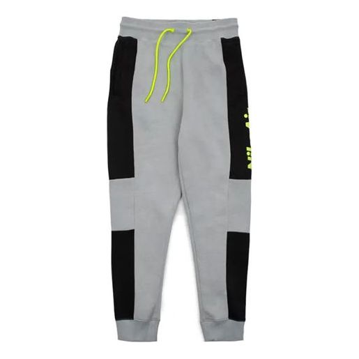 Nike Air Side Logo Cone Fleece Sports Long Pants Smoke Grey Light gray CJ4831-077