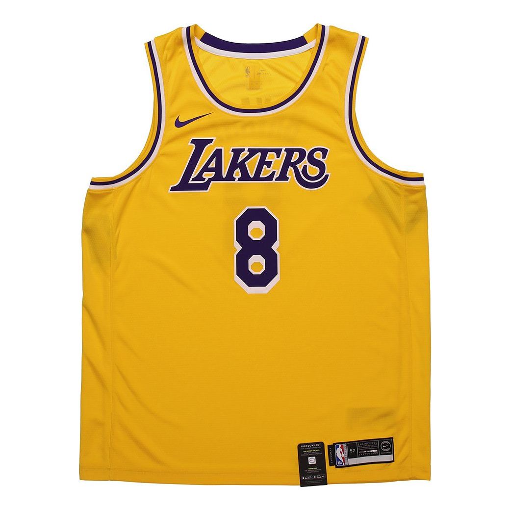 Authentic NBA Reebok Los Angeles Lakers Kobe Bryant 8 Jersey 52 SEWN  Vintage 
