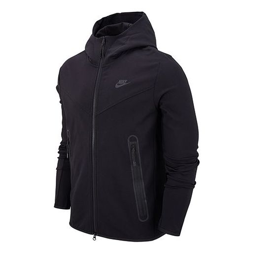 Men's Nike Training Sports Hooded Jacket Black CU4480-010