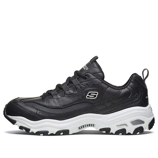 Skechers D Lites 1.0 Low-Top Daddy Shoes Black 51888-BKW