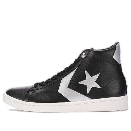 Mastermind Japan Converse Pro Leather Hi Crossover Casual Skateboarding Shoes Unisex Black Silver 34200960