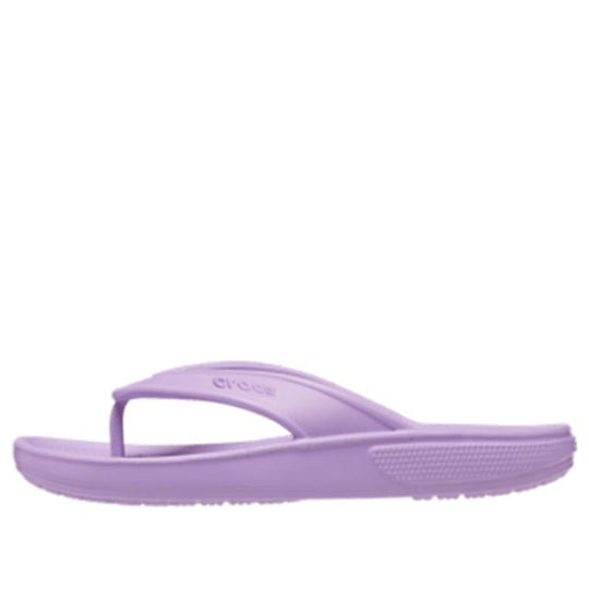 Crocs Classic Cozy Non-Slip Flip-Flops Unisex Purple 206119-5PR Beach & Pool Slides/Slippers - KICKSCREW
