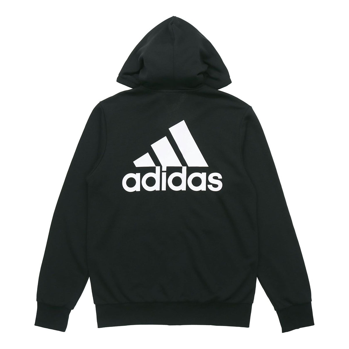 adidas Logo hooded Zipper Athleisure Casual Sports Knit Jacket Black G ...