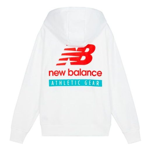 New Balance Men's New Balance Athleisure Casual Sports Contrasting Colors Printing Logo Woven Label White AMT11514-WT