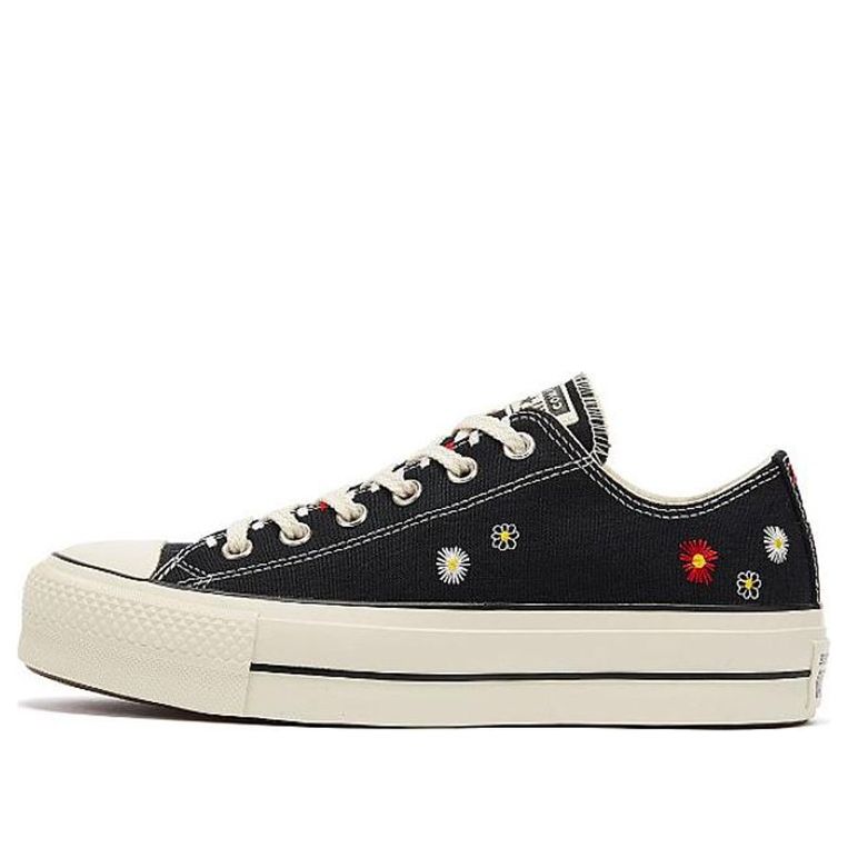 WMNS) Converse Chuck Taylor All Star Lift Low 'Daisy Embroidery