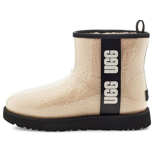 (WMNS) UGG CLASSIC CLEAR MINI Snow boots 'Black' 1113190-NBLC