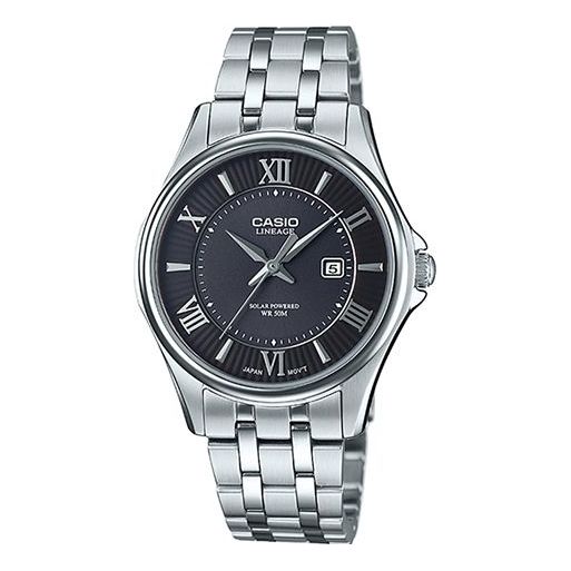 CASIO Lineage Series Elegant Watch Silver LIS-203D-1AV Black Analog LIS-S100D-1AV