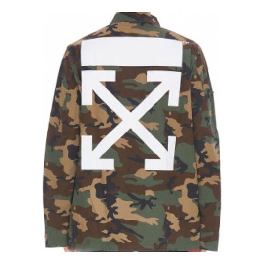 OFF-WHITE Mens Medal Camouflage Jacket OMEA007F170390079901