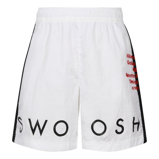 Nike Men's Sportswear Swoosh Woven Shorts CJ4905-100 - KICKS CREW