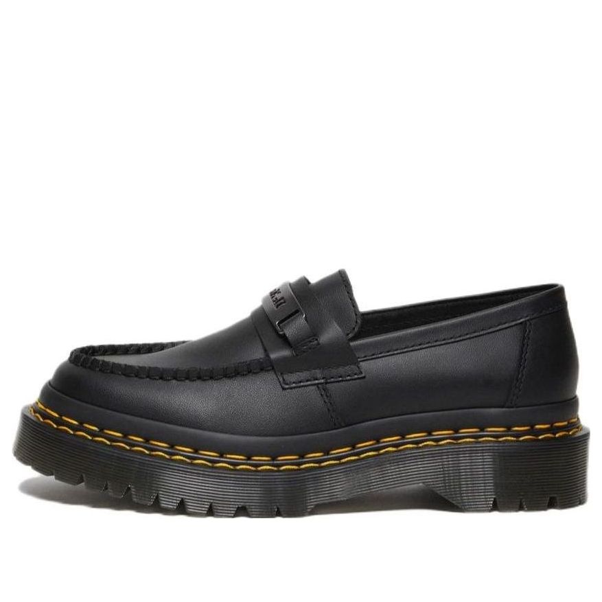 Dr. Martens Penton Bex Double Stitch Leather Loafers 'Black Poly Rip S