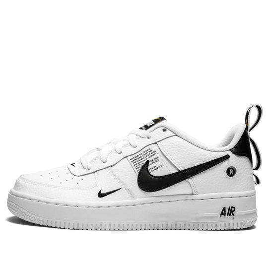 Nike Men's Air Force 1 '07 LV8 Utility Casual Shoes, White/Black, 10.5