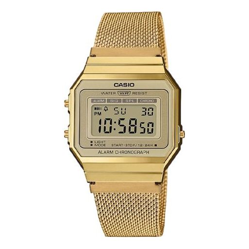 Men's CASIO Vintage Series Multifunction Retro Gold Digital A700WEMG-9AEF Watches - KICKSCREW