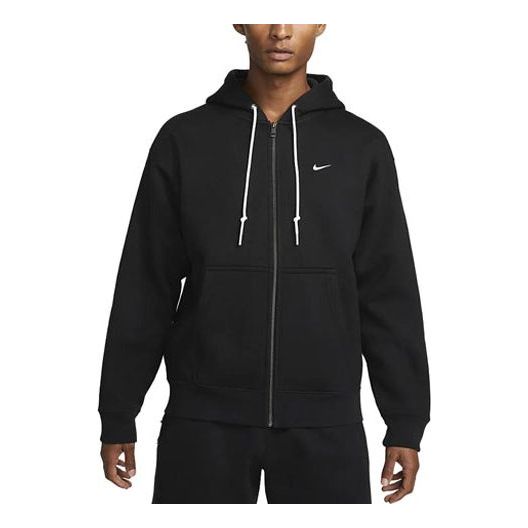 Nike Solo Swoosh Men's Full-Zip Hoodie 'Black' DR0403-010