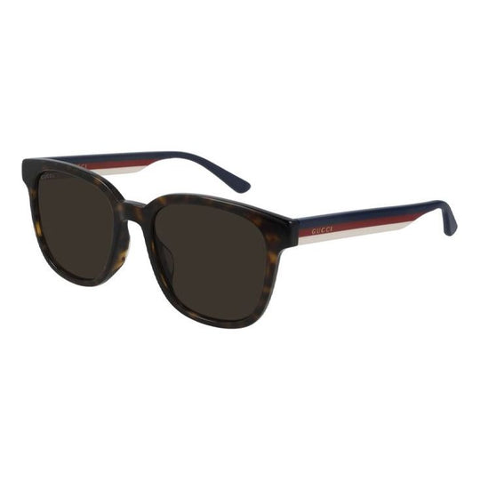 Men's Gucci Brown Square Frame Sunglasses 54mm GG0848SK-003