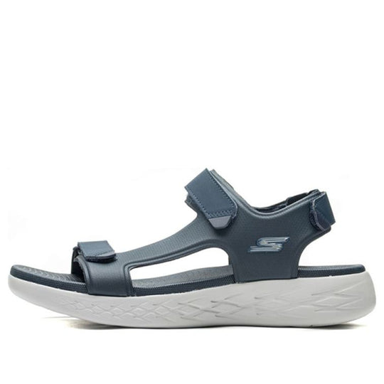 Skechers On-The-Go 600 Casual Navy Blue Sandals 55366-NVY - KICKS CREW