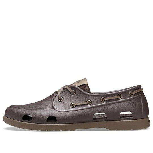 Crocs Minimalistic Cozy Low Top Brown Flats Loafers 206338-23B