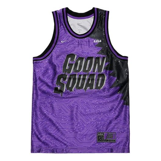 Nike Lebron x Space Jam Basketball Jersey 'Purple Black' DJ3872-560