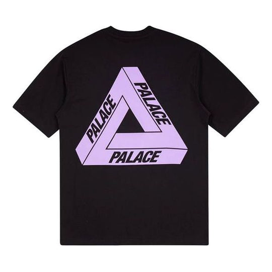 PALACE Tri-To-Help limited Purple Triangle Short Sleeve Unisex Purple P18TS232