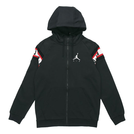 Air Jordan Jumpman Athleisure Casual Sports Hooded Jacket Black AR2249-010