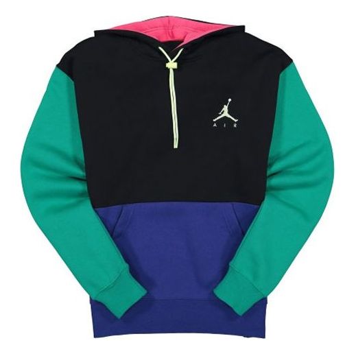 Air Jordan Small Colorblock Casual Sports Long Sleeves Hoodie Men's Colorblock CK6684-011