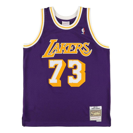 Mitchell & Ness NBA Swingman Dennis Rodman Los Angeles Lakers Road 1998-99 Jersey SMJY4036-LAL98DRDPURP