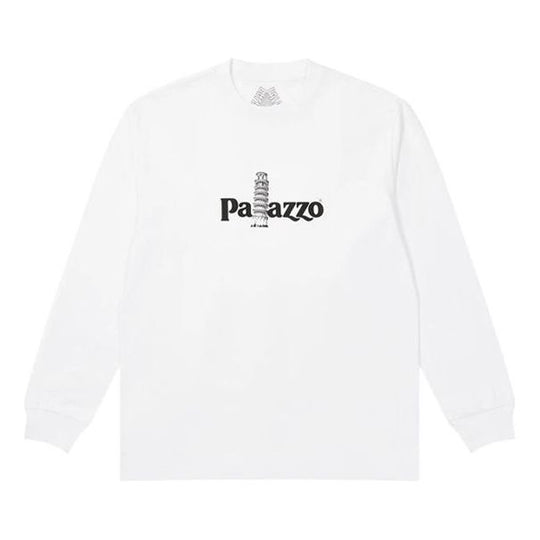 PALACE x PALAZZO Crossover Chest Long Sleeves Unisex White P20LS001