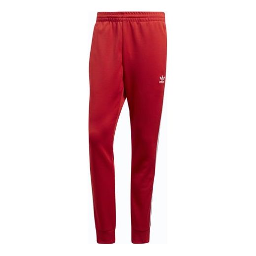 Men's adidas originals Sst Tp Sports Pants/Trousers/Joggers Red CW1276 ...