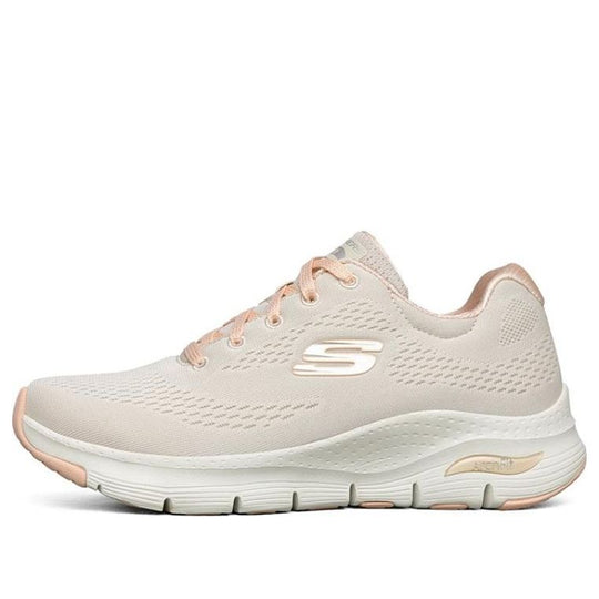 (WMNS) Skechers Arch Fit Running Shoes Creamy 149057-NTCL