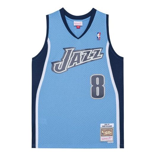 NBA Athentic Utah Jazz 27 Gobert Jersey Size 50 in Blue
