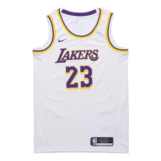 Nike Basketball LA Lakers 'LeBron James' NBA swingman vest in white