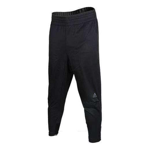 adidas Basketball Training Running Quick Dry Sports Long Pants Black C ...