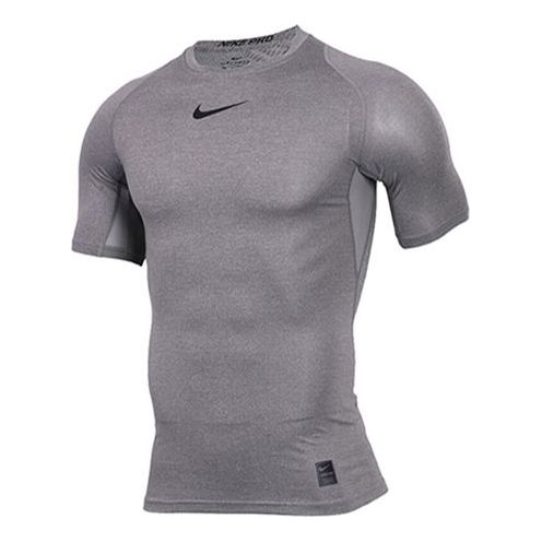 Men's Nike Pro Short Sleeve Training Tight Gray 838092-091