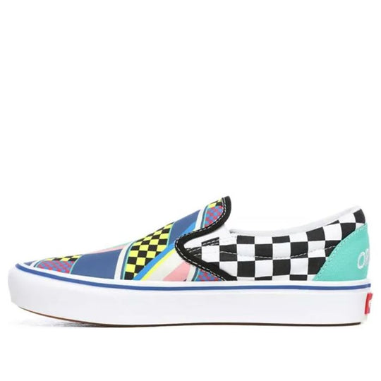 Vans Ramp Tested Comfycush Slip-on Checkerboard Multi-Color 'Black Yellow Blue' VN0A3WMD008
