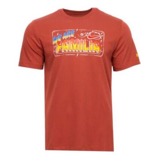 Nike Sportswear Somos Familia Short-Sleeve T-Shirt 'Redstone' DX6250-670