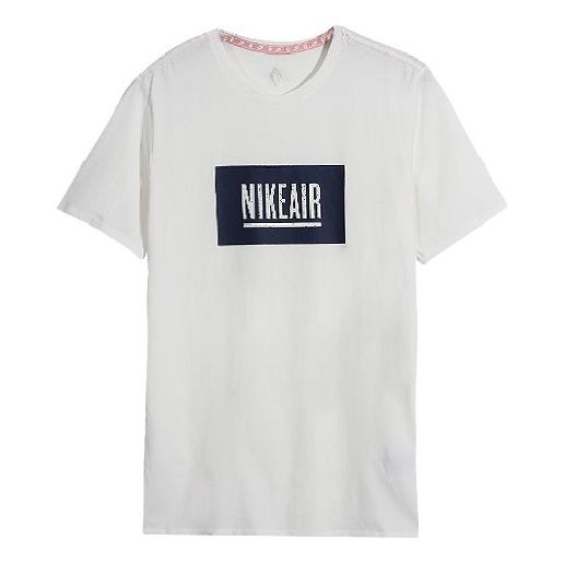 Nike x Pigalle Crossover Air Tee Casual Sports Round Neck Short Sleeve Breathable White 886681-133