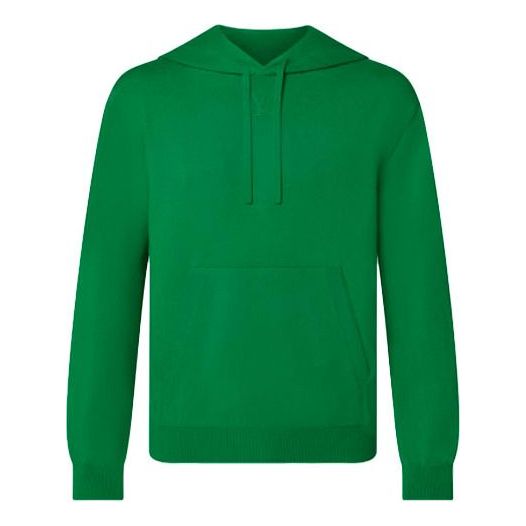 Louis Vuitton Monogram Gradient Cotton Hoodie Green. Size M0
