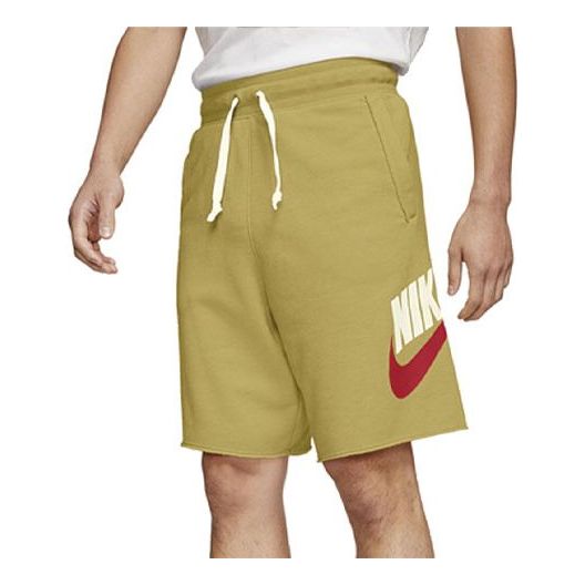 Men's Nike Sportswear Shorts Gold AR2376-741 - KICKS CREW
