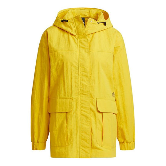 (WMNS) adidas W Prsve Fz Jkt Sports Hooded Jacket Yellow H29543